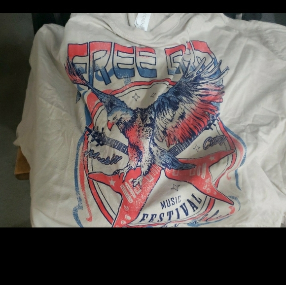 Rock Band Freebird Crop T-Shirt S-L - Picture 3 of 3